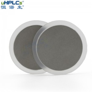 恒譜生HPLC在線過(guò)濾器PCTFE不銹鋼篩板液相色譜濾膜，OD22.4*ID19.0*H1.6