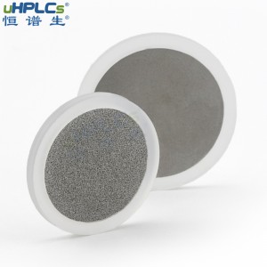 恒譜生超高壓PCTFE液相色譜耗材不銹鋼在線過濾器篩板，OD6.4*ID1.6*H1.6